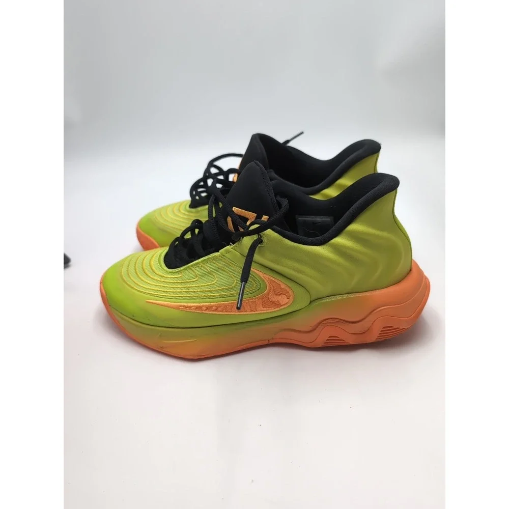 Nike Giannis Immortality 4 Shoes Men's Size 9.5 Yellow Orange Halloween Sneakers
